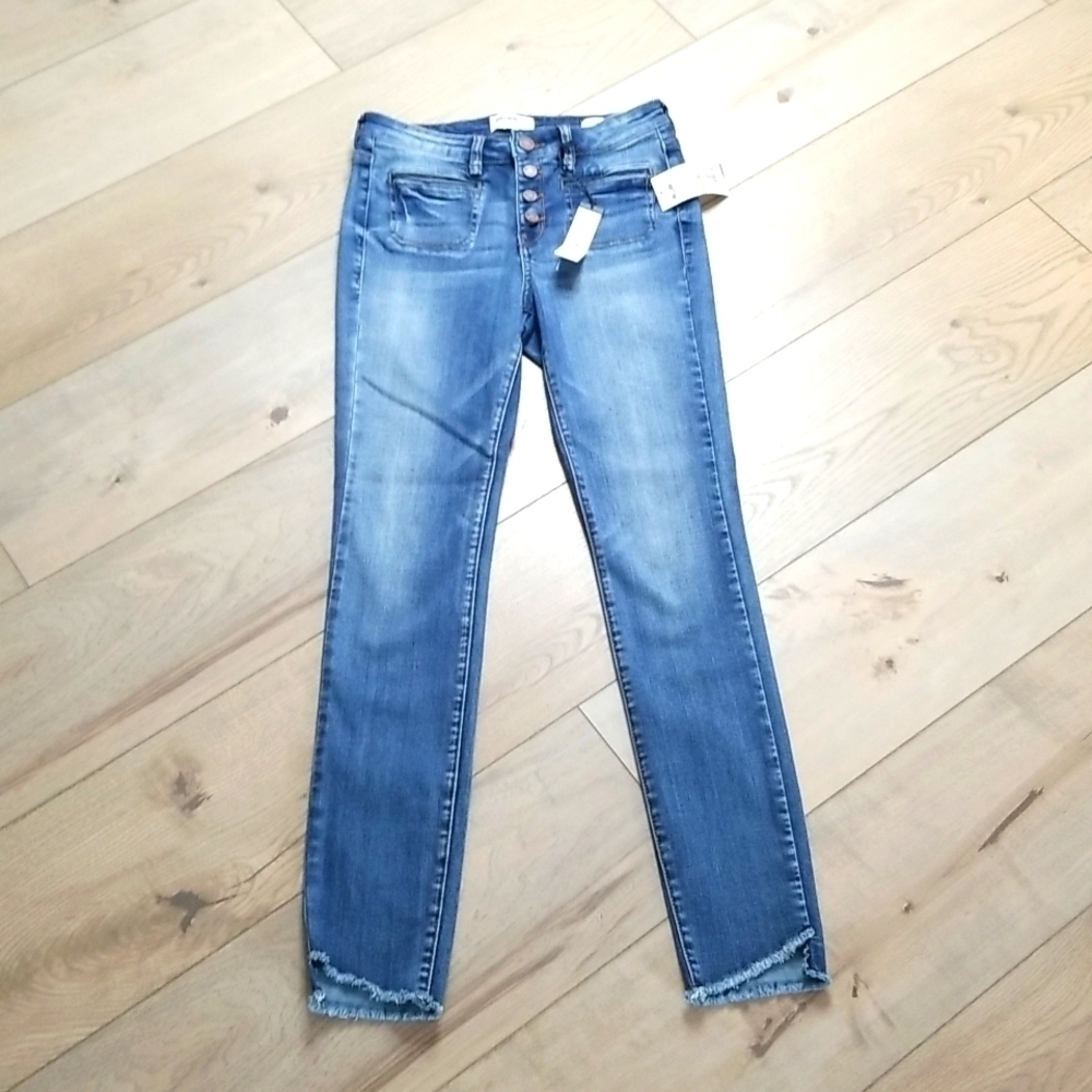 William Rast High rise Ankle button up jeans  by Justin Bieber